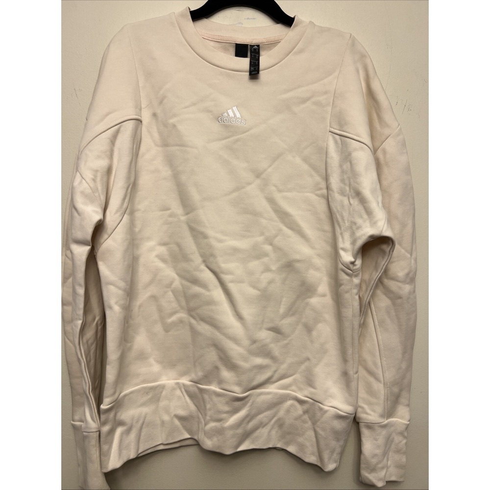 Adidas men's crewneck sweatshirt, XS, beige NWT